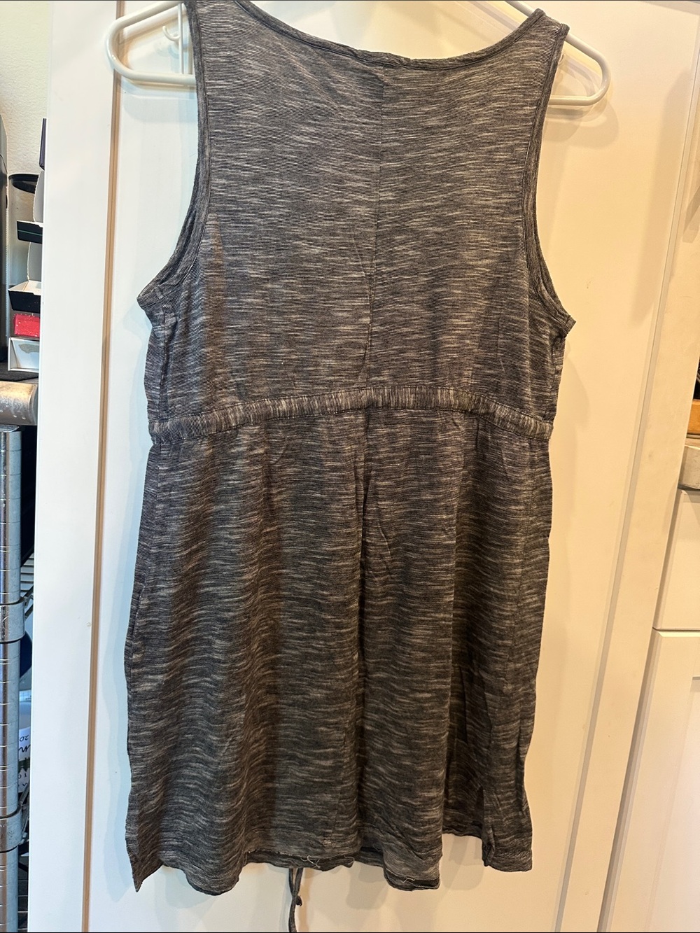 Motherhood Maternity Gray Sleeveless Maternity Tank Dress - Picture 2 of 4